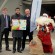 Tristan Humphries, Humza Yousaf MSP, Martin Rhodes and Father Christmas