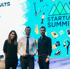 STV Growth Fund prize winner, Scott Weir, at Startup Summit