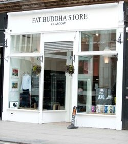 Fat Buddha Store, St Vincent Street,Glasgow. Photo by Stephen Hughes.